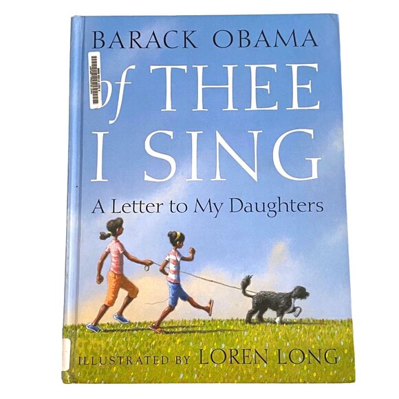 Of Thee I Sing A Letter to My Daughters Photo Invitation Barack Obama 1st Ed. - Picture 1 of 9